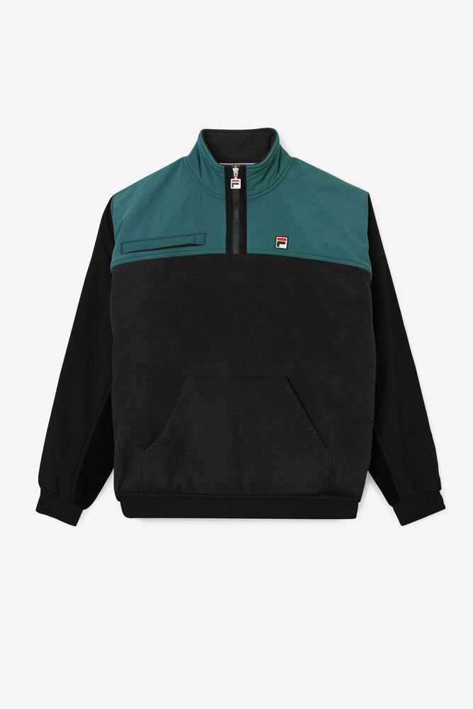 Fila Jacket Francisco Fleece Mens Black - India WMB-742356